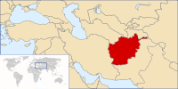 Mapa de l' Afganistan