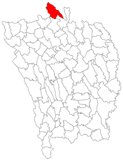 Location of Tăcuta