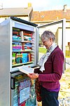 Öffentlicher Bücherschrank in Netzschkau OT Lambig