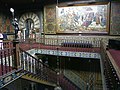 Interior con diseño mudéjar del Casino Español de Iquique, Chile.