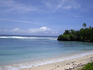 Une plage de Guam.