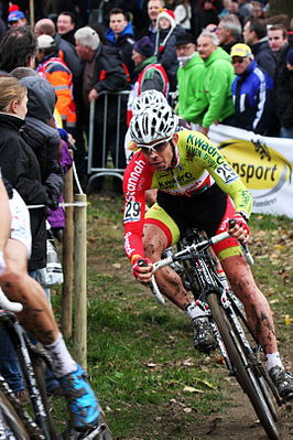 Mariusz Gil tijdens Koppenbergcross 2013.