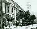 Courthouse (centre) and the 2nd GPO (left), c.1880