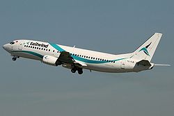 מטוס בואינג 737-400 של החברה