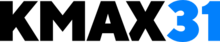 The words "K M A X 31" in a bold sans-serif font. "K M A X" is in black and "31" is in light blue.