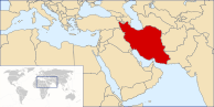 موقع إيران