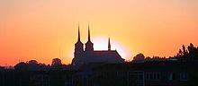 Sonnenuntergang über dem Dom