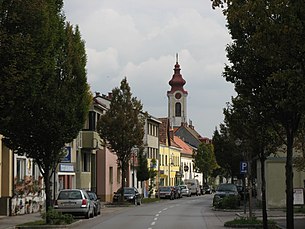 Ortsstraße von Vösendorf