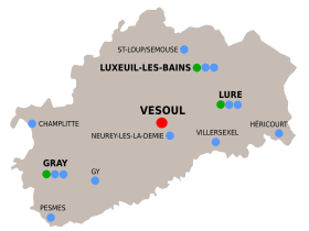 Carte de l'organisation