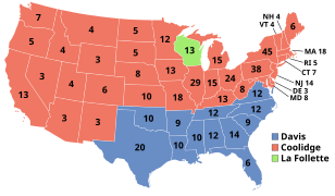 Robert M. La Follette won his home state of Wisconsin in 1924.