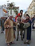 Representació de l'entrada triomfal a Jerusalem.