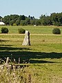 Le menhir de Toulhoat vu du sud.