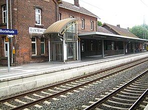 Empfangsgebäude und Hausbahnsteig, 2013