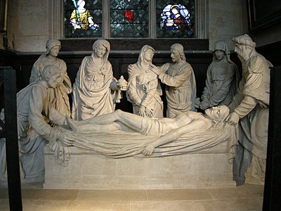 Christ placed in the tomb (Chapel of the Holy Sepulchre – 16th c.)