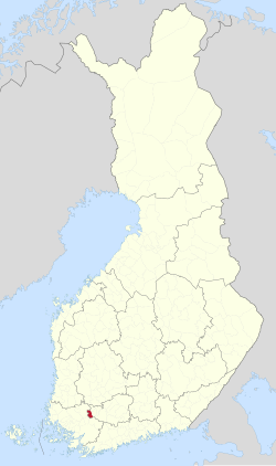 Location of Ypäjä in Finland