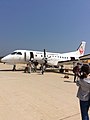 到着したSaab340