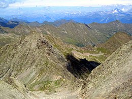 Panorama dalla vetta dell'Aga