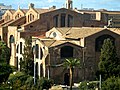 Las termas de Diocleciano y la iglesia de Santa María de los Ángeles.