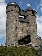 Doble torre del castillo de Greifenstein.