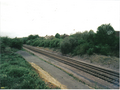 Haddenham's demolished old station in 2007.