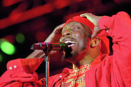 Jimmy Cliff tijdens een concert