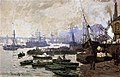 Claude Monet, Barche nel porto di Londra, 1871