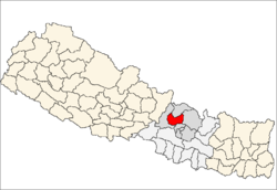 map of Nuwakot, Nepal