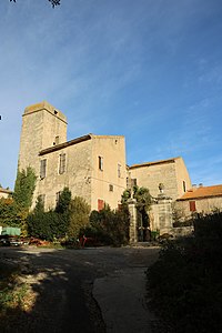 Vue du château féodal.