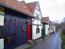 Boerderijen met vakwerk aan de Branterweg