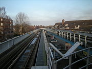 Hier eindigt metrolijn C.