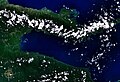 Milne Bay seen from space.