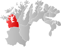 Kart som viser Alta kommune.