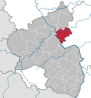 Li position de Rhein-Lahn-Kreis in Rheinland-Palatinia