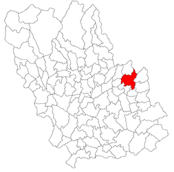 Location in Prahova County