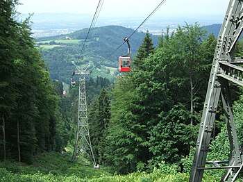 Blick von der ehemaligen Mittelstation