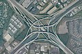 De Tom Moreland Interchange in Atlanta, Georgia, aan de I85 en I285