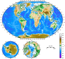 Topographic taswirar duniya