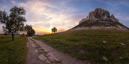 3rd place — Balkhovitin, Upper Cretaceous rock exposure (geological natural monument), Kramatorsk, Donetsk Oblast