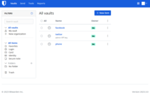 bitwarden - מנהל סיסמאות פופולרי בקוד פתוח.