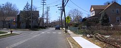 Cliffwood as seen from Cliffwood Avenue (CR 6A)