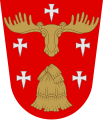 Saint Hubertus Deer, the coat of arms of the municipality of Hollola, Finland[27]