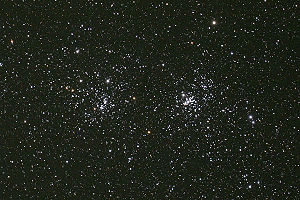 Photograph of the Double Cluster