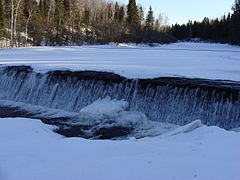 Vue du Parc de la rivière-du-Moulin, à Chicoutimi