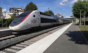 TGV inOui de la relation Évian – Paris.