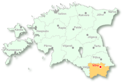 Location o Võru