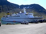 Als Spirit of Adventure in Ísafjörður, Island