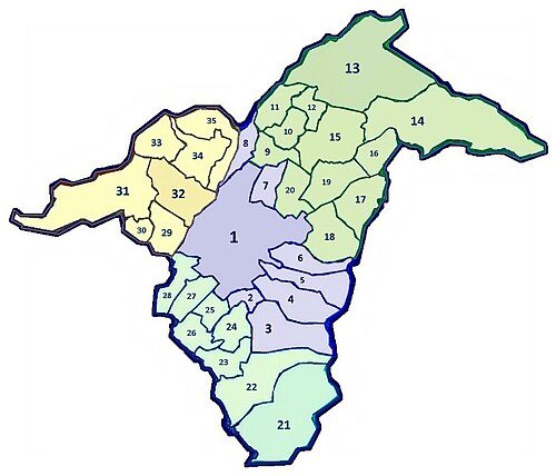 Municipalità della Prefettura di Atene