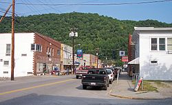 Main Street (WV Route 16) in Clay; Photo 2007