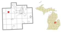 Location within Saginaw County