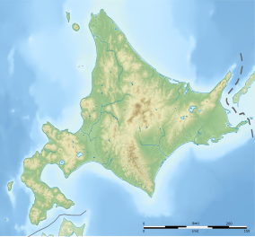 Map showing the location of Rishiri-Rebun-Sarobetsu National Park